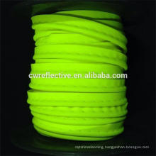 colorful EN471 stretch reflective piping cord for clothing